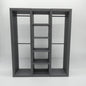 1/6 Scale Doll Furniture Wardrobe Closet 3 Sections With Hanging Bars And Shelves Choose Your Color 1:6 Barbie Integrity FR Bratz Diorama