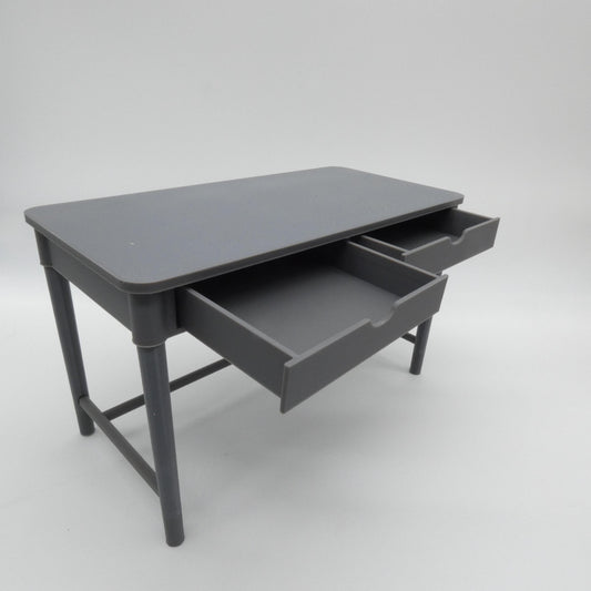 1/6 Scale Doll Furniture Desk Two Drawer Crafting Worktable Top, Drawers, Legs Choose Your Colors Barbie Integrity Toys FR Bratz 1:6 Diorama