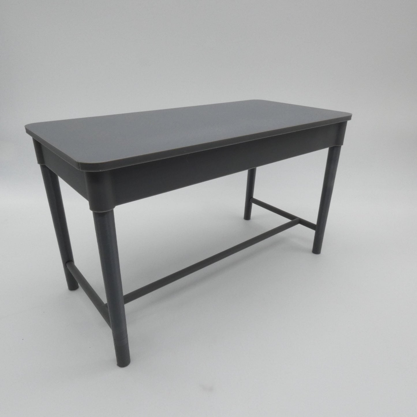 1/6 Scale Doll Furniture Desk Two Drawer Crafting Worktable Top, Drawers, Legs Choose Your Colors Barbie Integrity Toys FR Bratz 1:6 Diorama