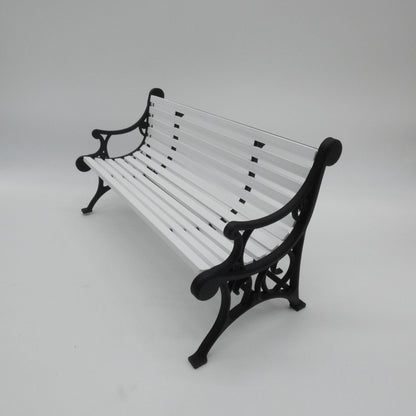 1/6 Scale Doll Furniture Park Bench Two Tone Choose Your Colors Porch City Park Barbie Ken Integrity Toys FR Bratz 1:6 Diorama