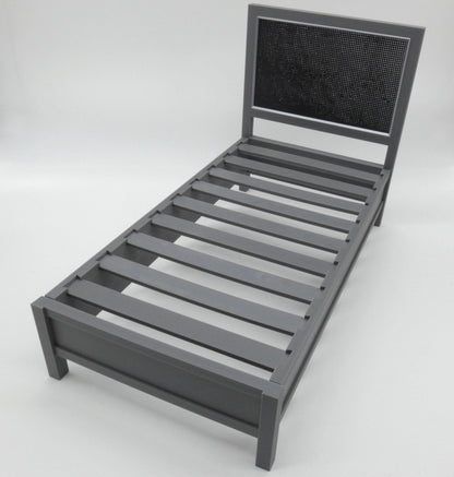 1/6 Scale Doll Furniture Bed With Mattress And Headboard Single/Twin Sausalito Style Choose Your Colors Barbie Integrity Bratz 1:6 Diorama