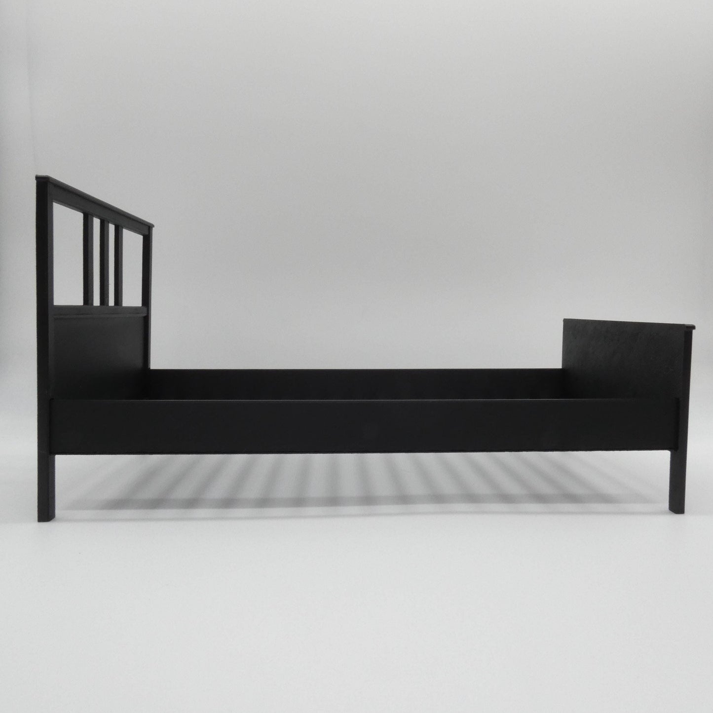 1/6 Scale Doll Furniture Bed Frame Single Twin Ikea Hemnes Style Choose Your Color 3 Piece Barbie Integrity Toys FR Bratz 1:6 Diorama