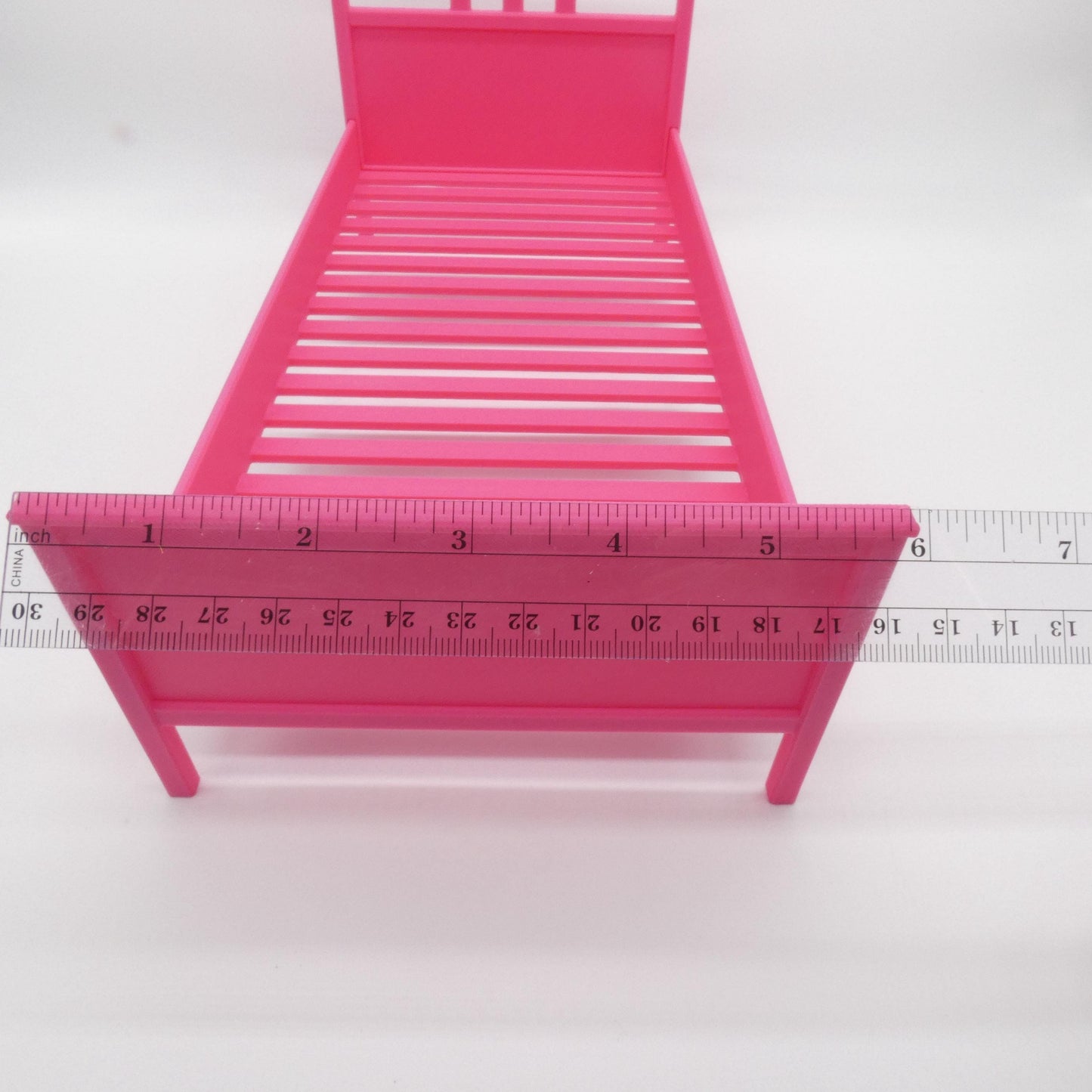 1/6 Scale Doll Furniture Bed Frame Single Twin Ikea Hemnes Style Choose Your Color 3 Piece Barbie Integrity Toys FR Bratz 1:6 Diorama