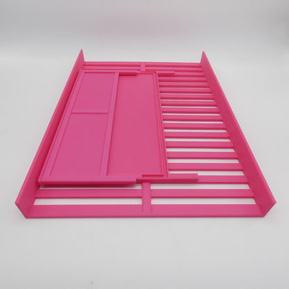 1/6 Scale Doll Furniture Bed Frame Double/Queen Size Ikea Hemnes Style 3 Piece Choose Your Color Barbie Integrity Toys FR Bratz 1:6 Diorama