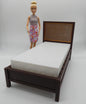 1/6 Scale Doll Furniture Bed With Mattress And Headboard Single/Twin Sausalito Style Choose Your Colors Barbie Integrity Bratz 1:6 Diorama