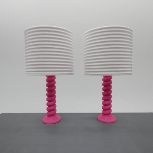 1/6 Scale Doll Decor/Furniture Set of 2 Table Lamps Any Color Base and Shade Comes Detached Barbie Integrity Toys FR Bratz 1:6 Diorama