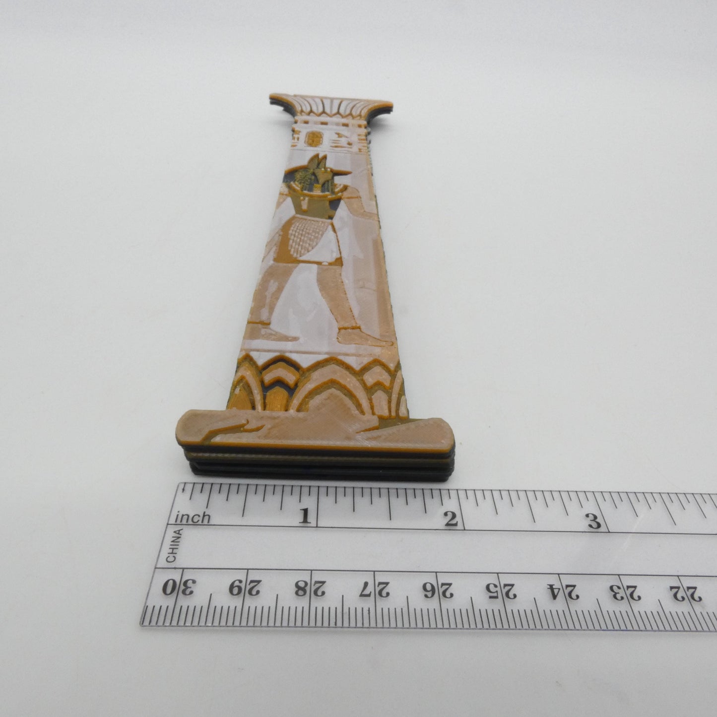 5 Pack Textured Egyptian Themed Bookmark Set Created With HueForge, Unique 3D Printed For Collection, Gift  For Book Lovers Or History Buffs