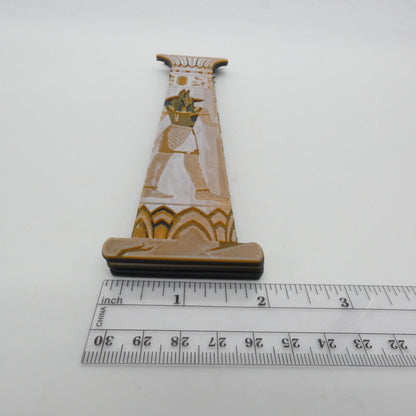 5 Pack Textured Egyptian Themed Bookmark Set Created With HueForge, Unique 3D Printed For Collection, Gift  For Book Lovers Or History Buffs