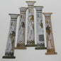 5 Pack Textured Egyptian Themed Bookmark Set Created With HueForge, Unique 3D Printed For Collection, Gift  For Book Lovers Or History Buffs