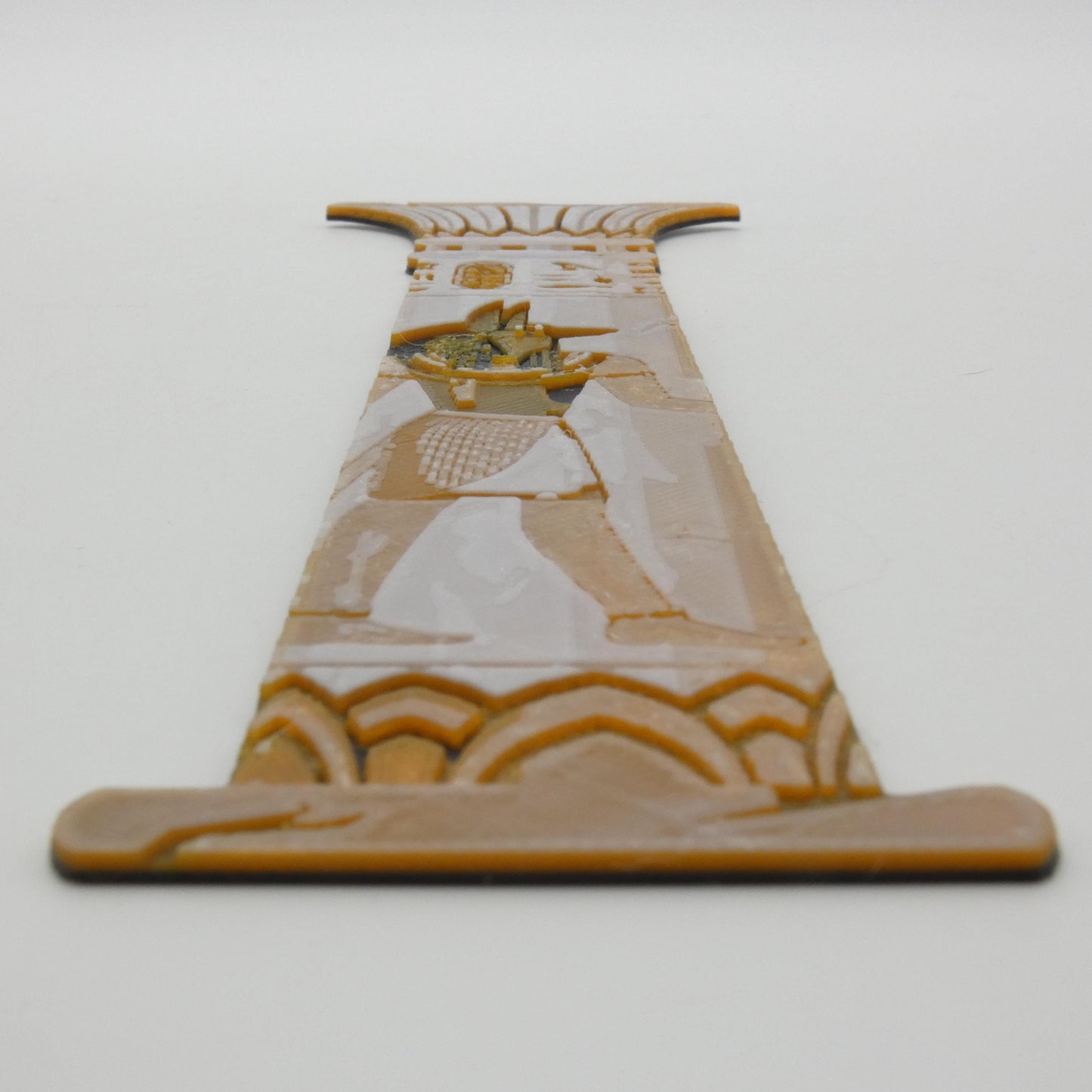 5 Pack Textured Egyptian Themed Bookmark Set Created With HueForge, Unique 3D Printed For Collection, Gift  For Book Lovers Or History Buffs