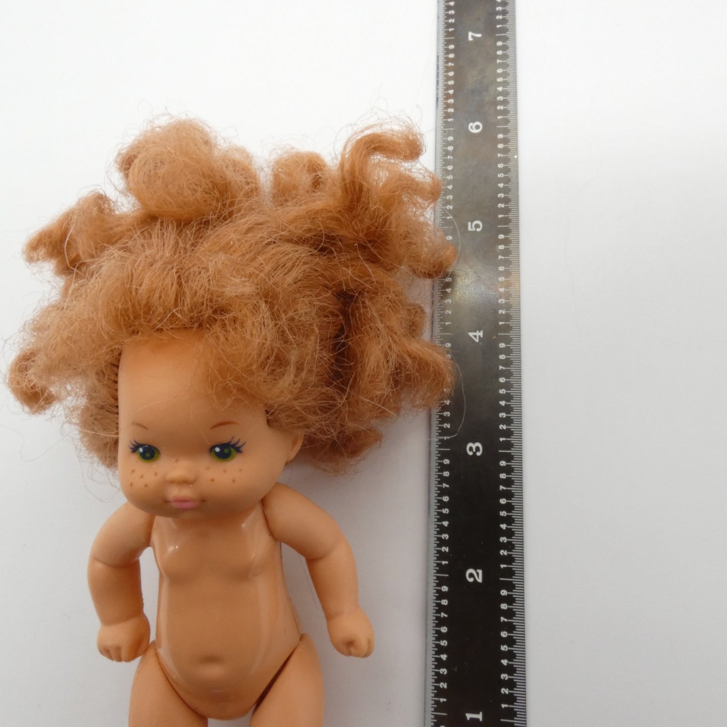 Heart Family Baby Doll Red Curly Hair Barbie Mattel Toddler Fashion Play Line F6