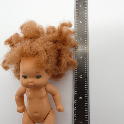 Heart Family Baby Doll Red Curly Hair Barbie Mattel Toddler Fashion Play Line F6