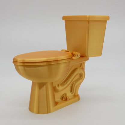 1/6 Scale Doll Furniture Bathroom Toilet Gold 1:6 Barbie Integrity Toys Diorama