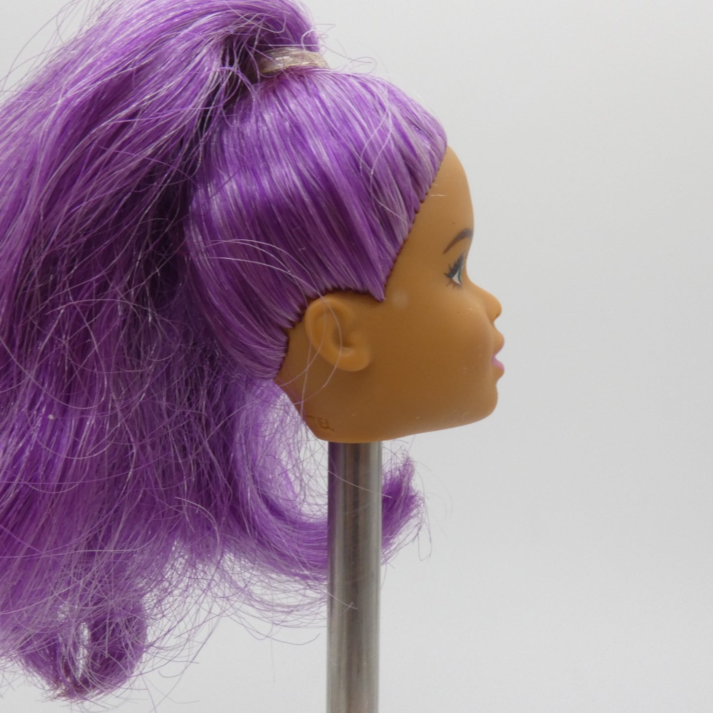 Barbie Doll Head Asha Face Purple Hair 2015 Star Light Adventure Galaxy Sal-Lee