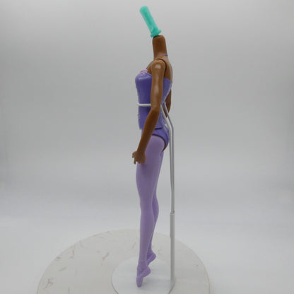 Barbie Ballerina Doll Body AA Medium Dark Skin Molded Bodysuit 2020 Mattel GJL61