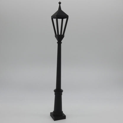 1/6 Scale Doll Decor Black 2 Piece Street Light Tall Lamppost Barbie Diorama
