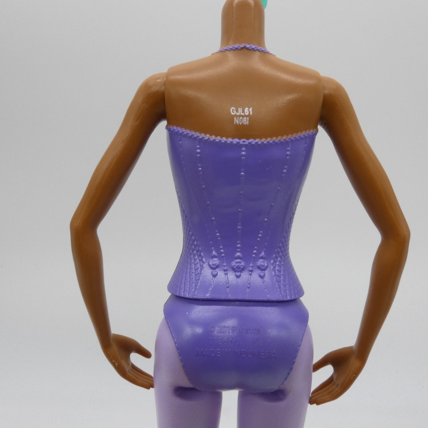 Barbie Ballerina Doll Body AA Medium Dark Skin Molded Bodysuit 2020 Mattel GJL61