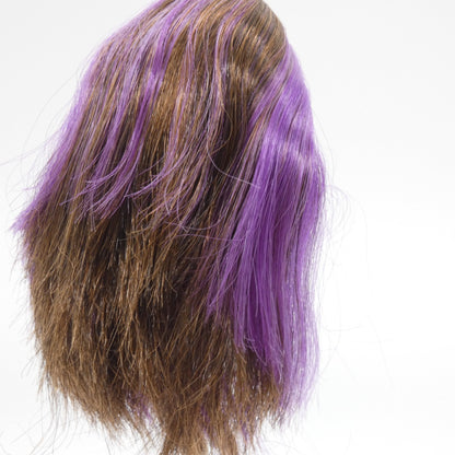 Barbie Skipper Doll Head Brown Purple Hair 2022 Mattel Babysitters Inc GXT34