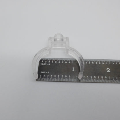 Barbie Curvy Doll Display Stand Black Base Clear Post 2025 Signature Mattel