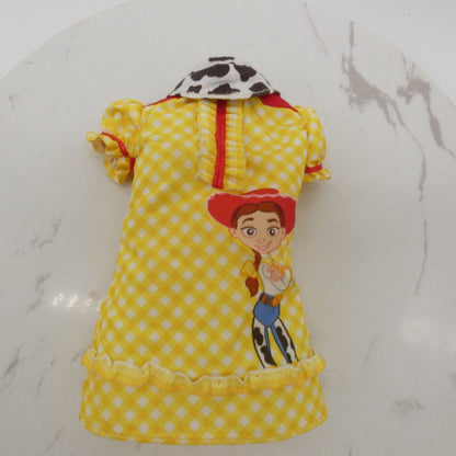 Barbie Loves Jessie Toy Story 3 Top Yellow Shirt Bandana 2009 Disney Pixar T2966