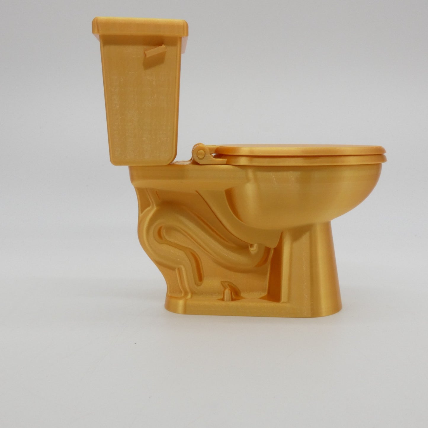 1/6 Scale Doll Furniture Bathroom Toilet Gold 1:6 Barbie Integrity Toys Diorama