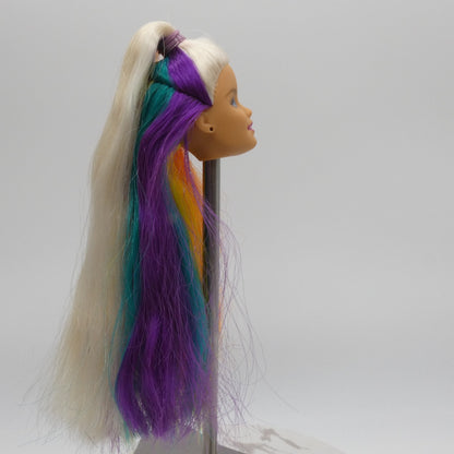 Barbie Rainbow Sparkle Hair Doll Medium Light Neutra Skin 2018 Mattel FXN96