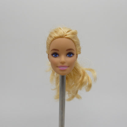 Barbie Travel Malibu Doll Head Mille Face Ponytail Open Mouth 2022 HJY18
