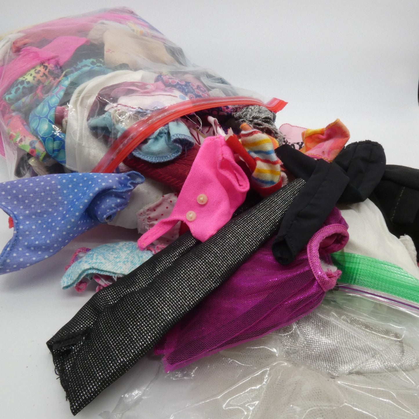 TLC Doll Size Clothing Remnants For Repair Lot C Barbie Ken Clone Varies 1 Pound