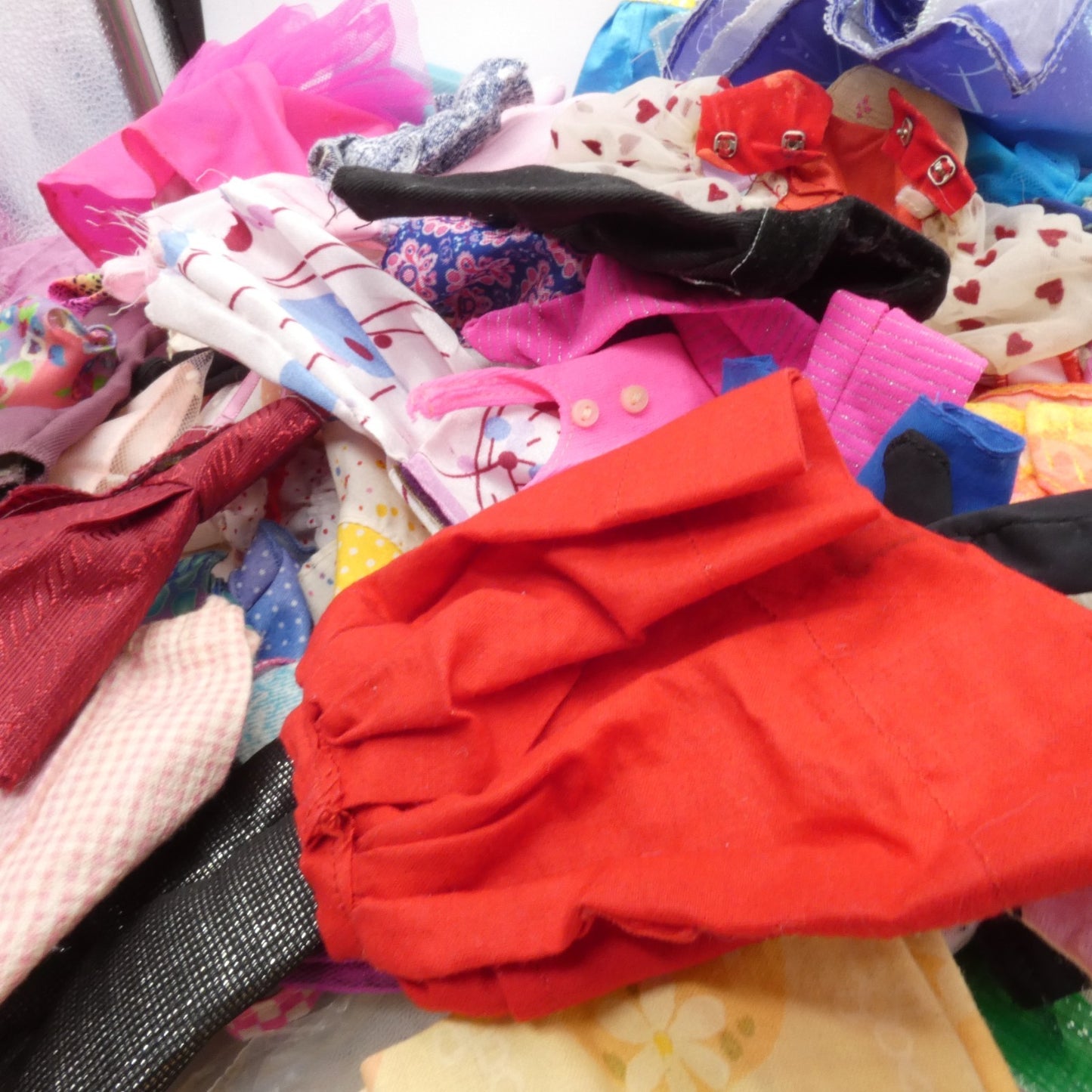 TLC Doll Size Clothing Remnants For Repair Lot C Barbie Ken Clone Varies 1 Pound