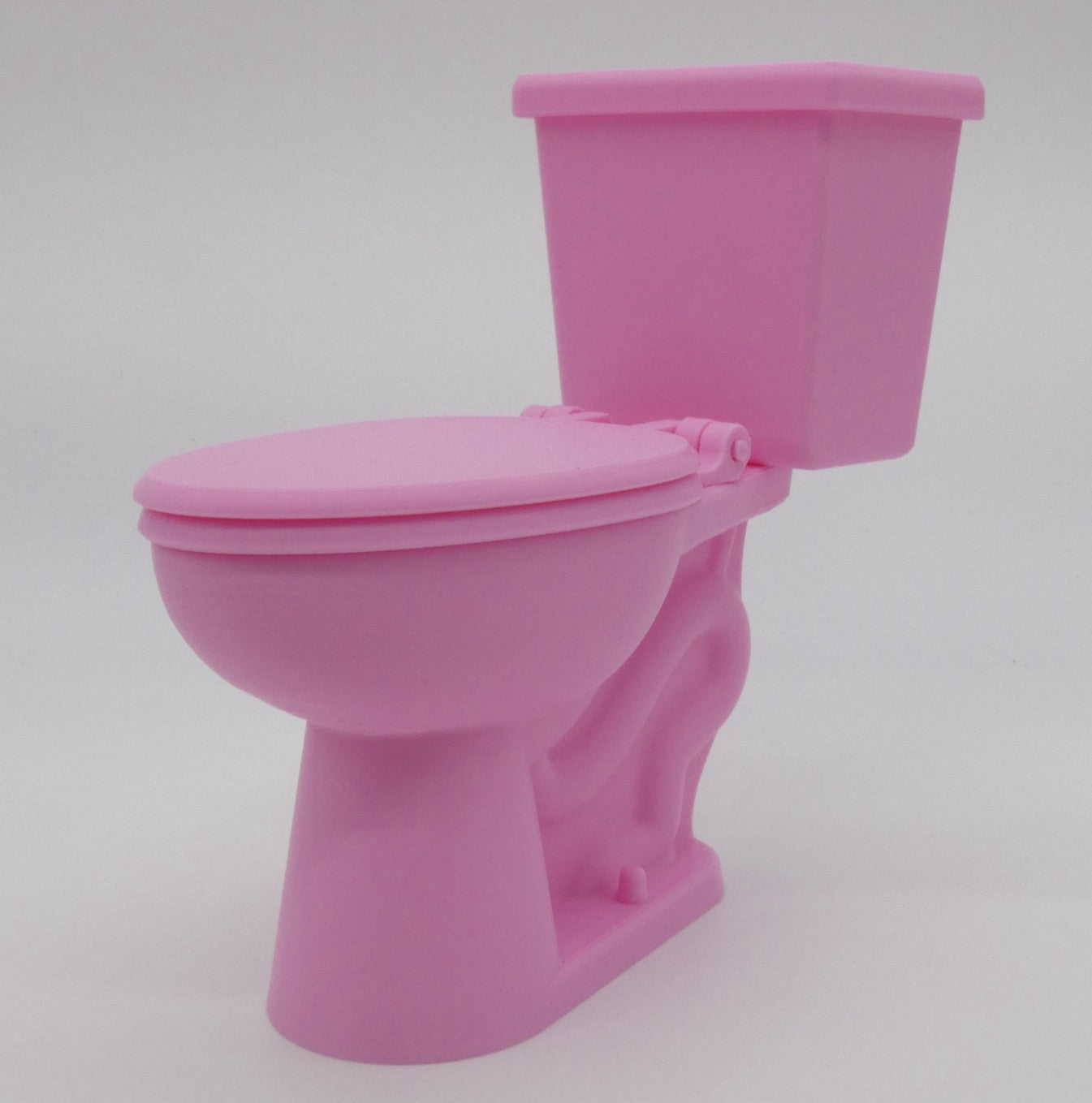 1/6 Scale Doll Furniture Bathroom Toilet Pink 1:6 Barbie Integrity Toys Diorama