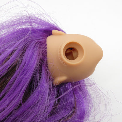 Barbie Skipper Doll Head Brown Purple Hair 2022 Mattel Babysitters Inc GXT34