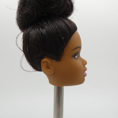 Barbie Doll Head Asha Face AA Medium Dark Skin Curly Hair 2020 Mattel GJL61