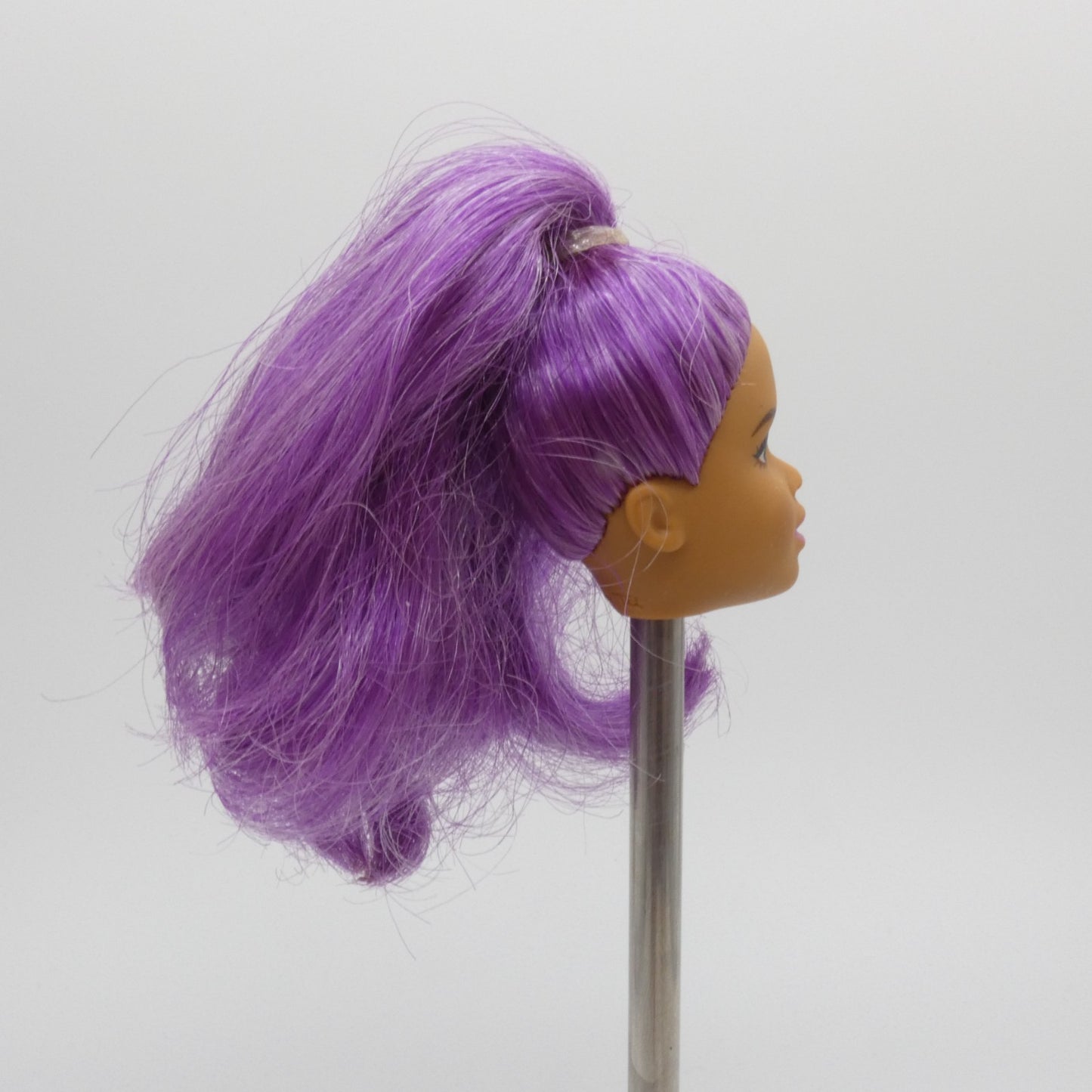 Barbie Doll Head Asha Face Purple Hair 2015 Star Light Adventure Galaxy Sal-Lee
