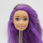 Barbie Skipper Doll Head Brown Purple Hair 2022 Mattel Babysitters Inc GXT34
