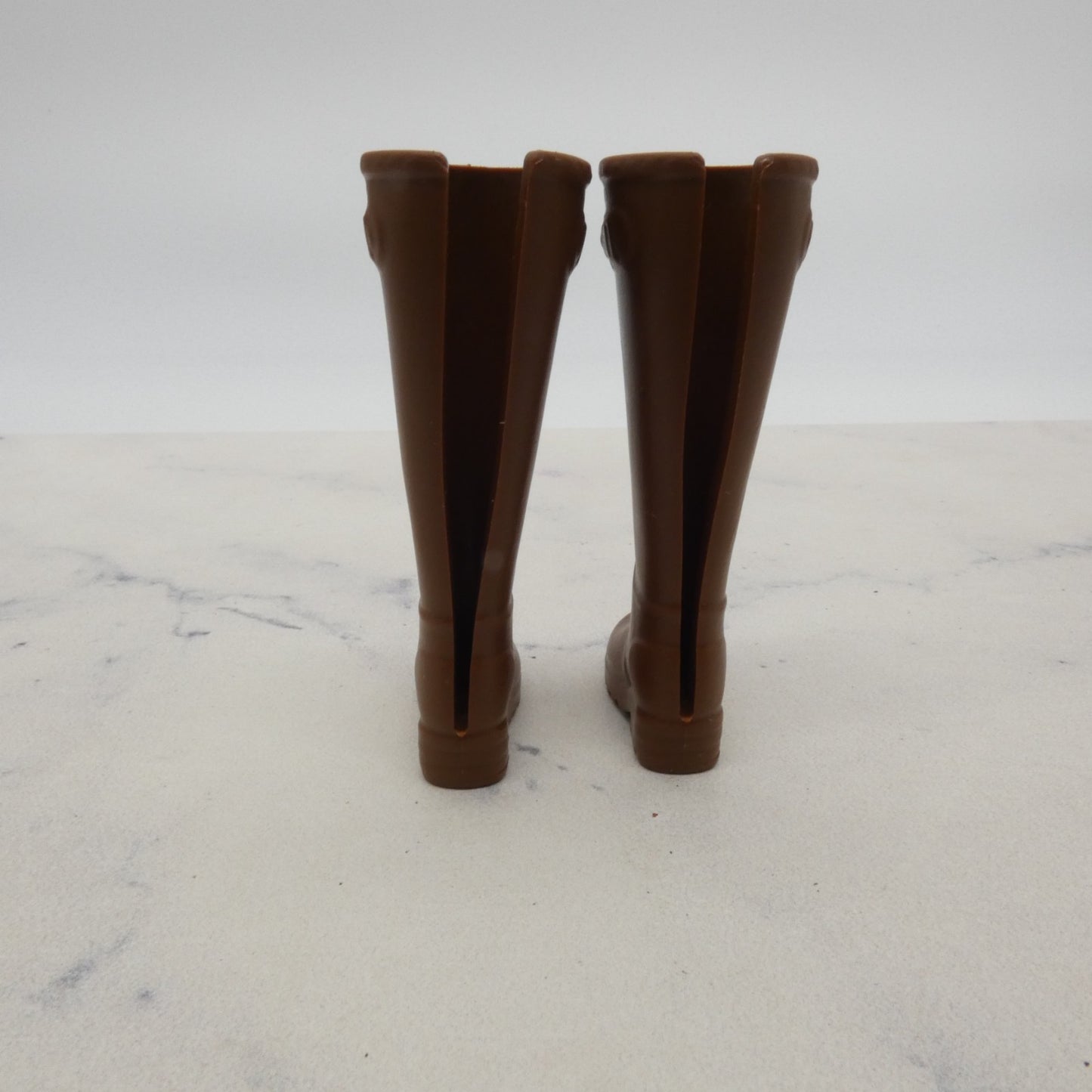 Barbie Doll Shoes Brown Tall Boots Closed Toe 2016 Farm Vet Mattel DHB71