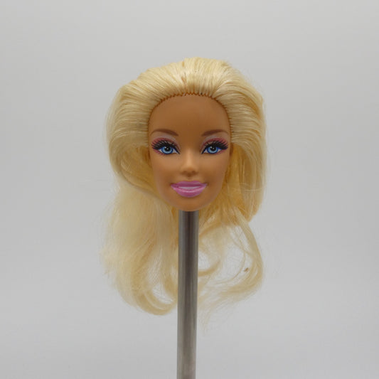 Barbie Doll Head CEO Generation Girl Face Medium Tan Skin Mattel 2000s