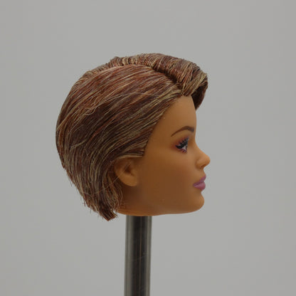 Barbie Victoria Face Doll Head Looks 22 Medium Light Skin Short Hair HRM14 2024