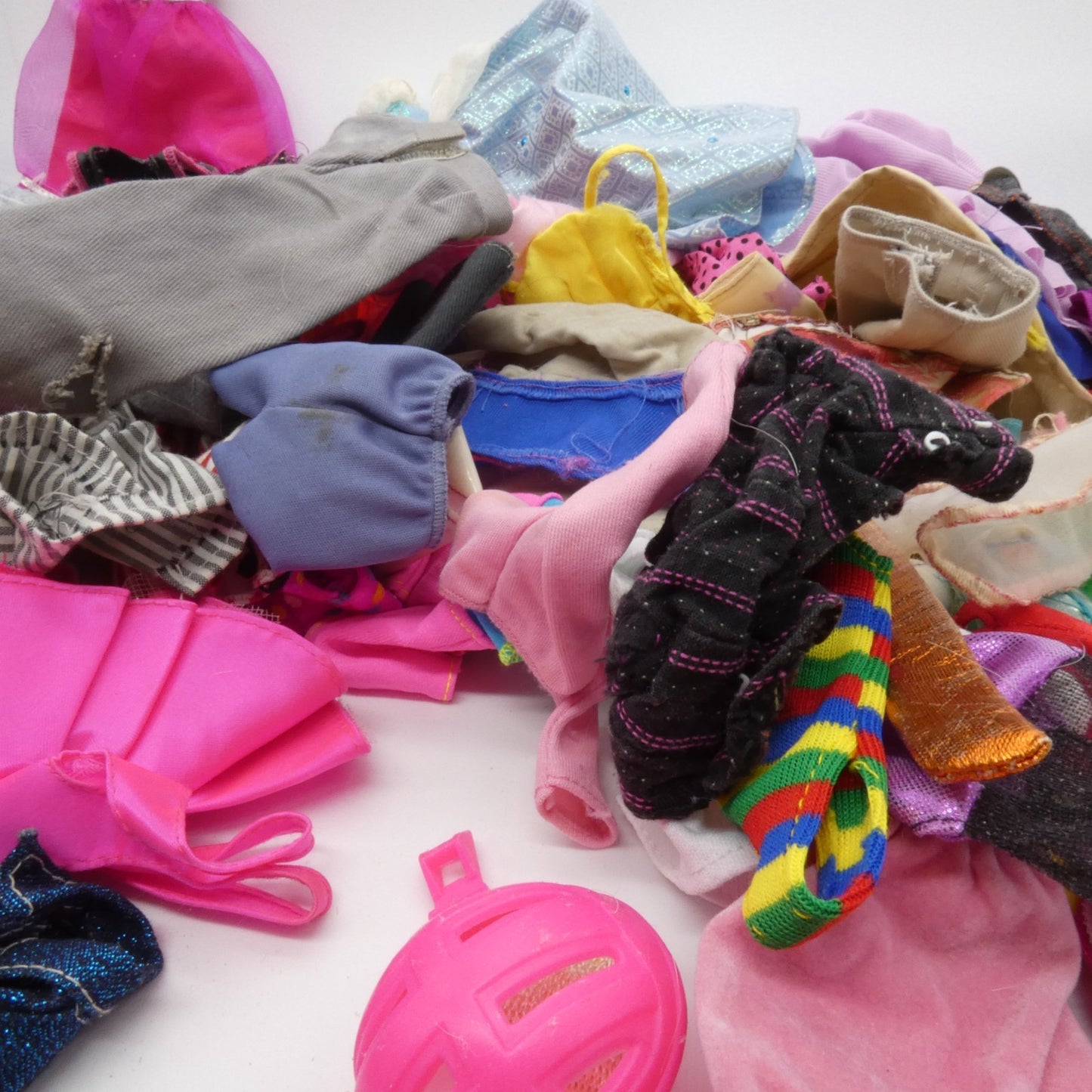 TLC Doll Size Clothing Remnants For Repair Lot D Barbie Ken Clone Varies 1 Pound