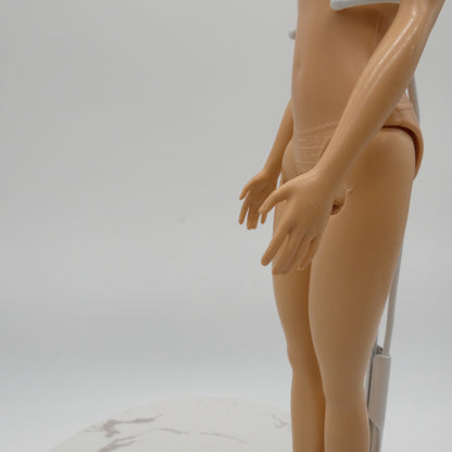 Barbie Lost Birthday Fashionistas Doll Body Straight Arms 2021 Mattel GTM82