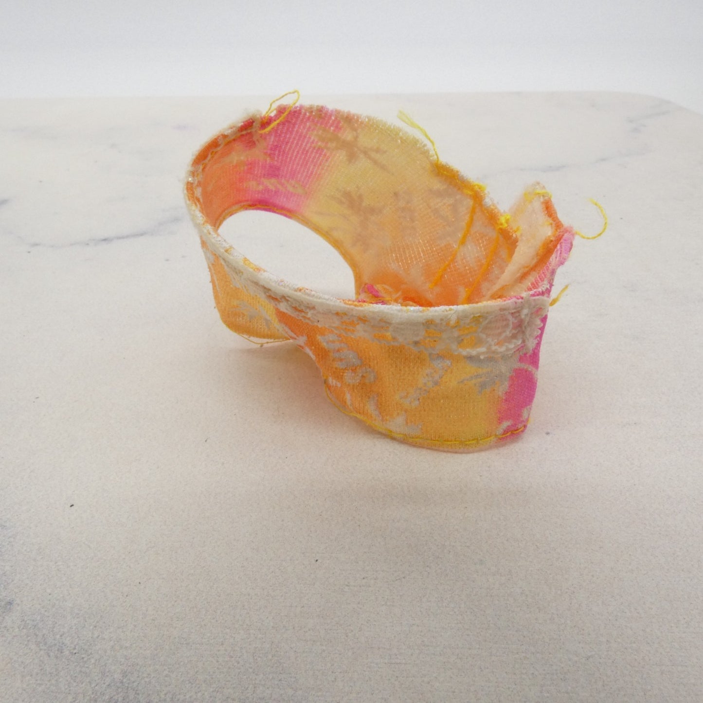 Barbie Doll Size Shorts Orange Ombre Beach Hot Pants Raw Hem Fits Fashionistas