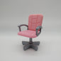 1/6 Scale Doll Furniture Desk Office Chair Pink Silver Barbie Integrity Diorama
