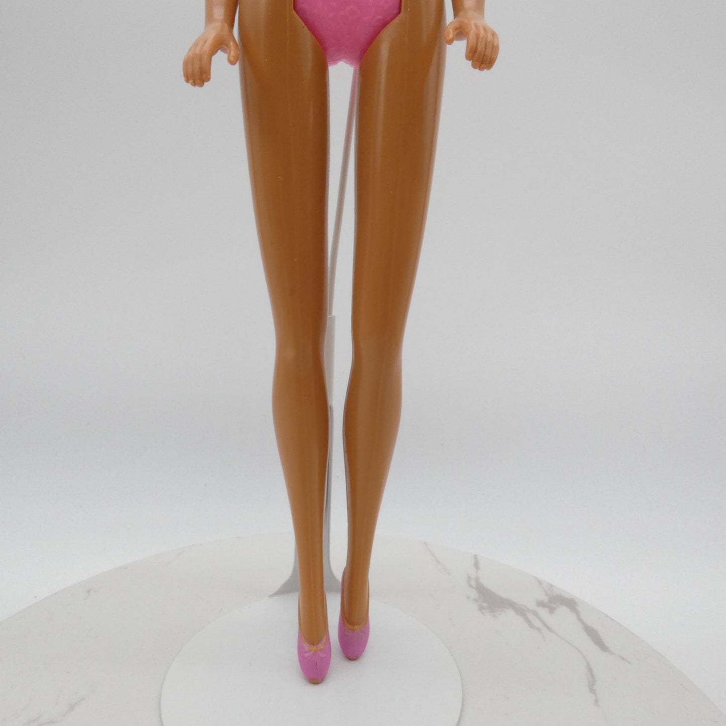 Barbie Doll Superstar Era Body Only TNT Molded Ballet Shoes Mattel 80s Indonesia