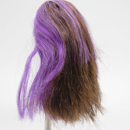 Barbie Skipper Doll Head Brown Purple Hair 2022 Mattel Babysitters Inc GXT34