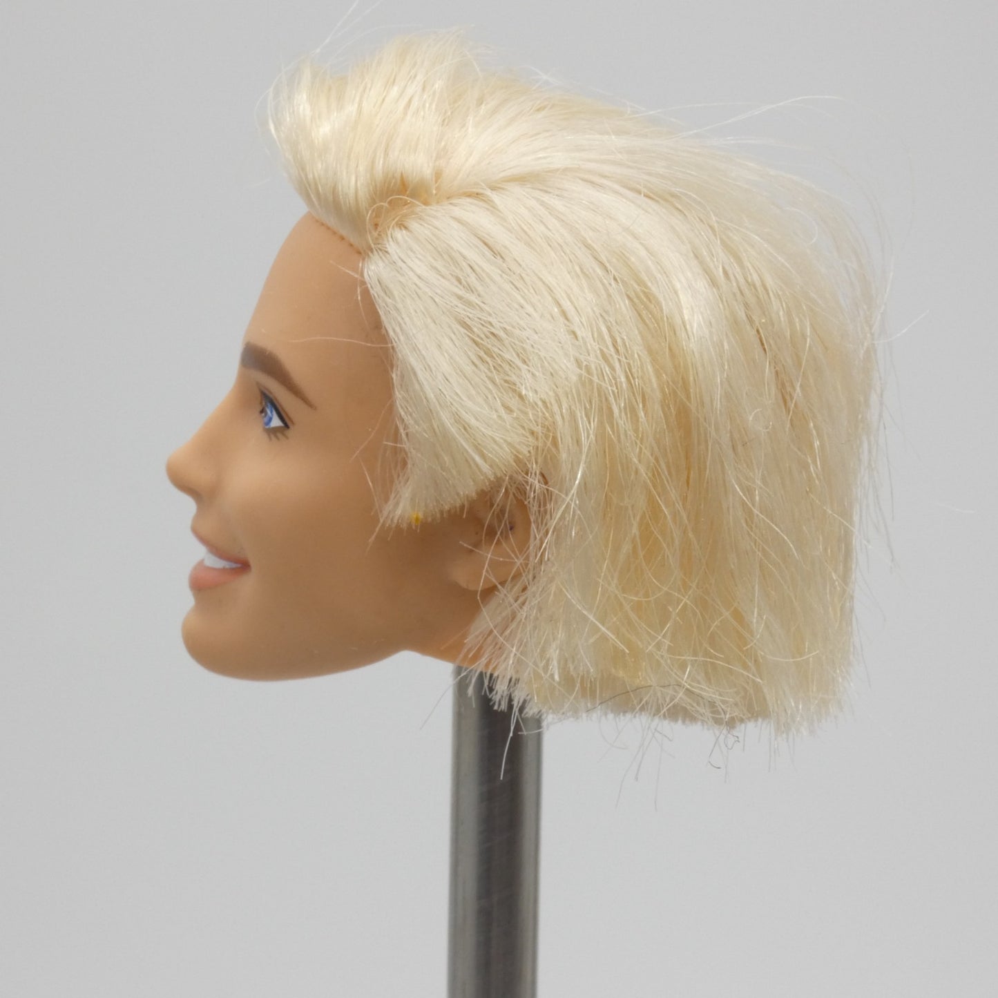 Barbie The Movie Ken Doll Head Only Rooted Non-Styled Hair 2023 Mattel HPJ97
