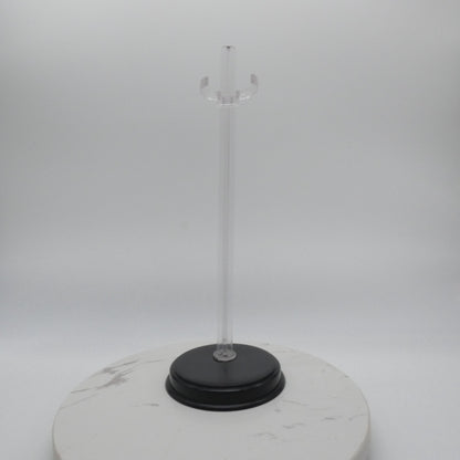 Barbie Ken Doll Display Stand Black Base Clear Post 2025 Signature Basics Mattel