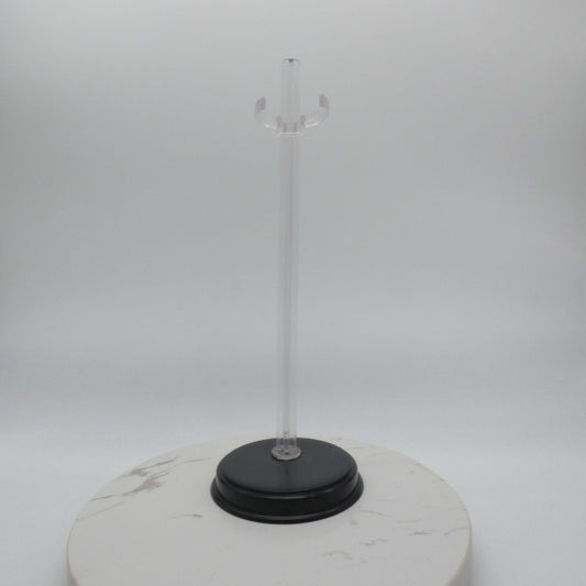 Barbie Ken Doll Display Stand Black Base Clear Post 2025 Signature Basics Mattel