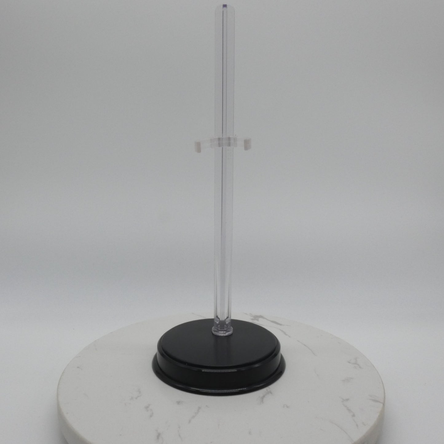 Barbie Curvy Doll Display Stand Black Base Clear Post 2025 Signature Mattel