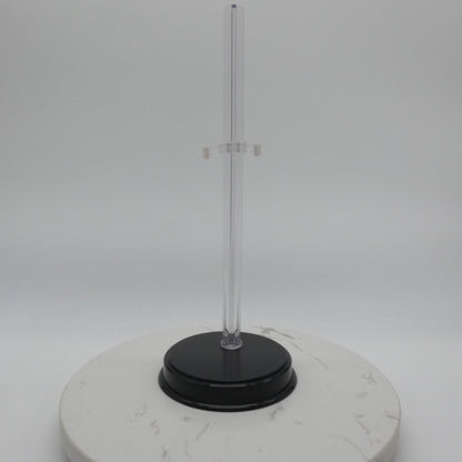 Barbie Curvy Doll Display Stand Black Base Clear Post 2025 Signature Mattel