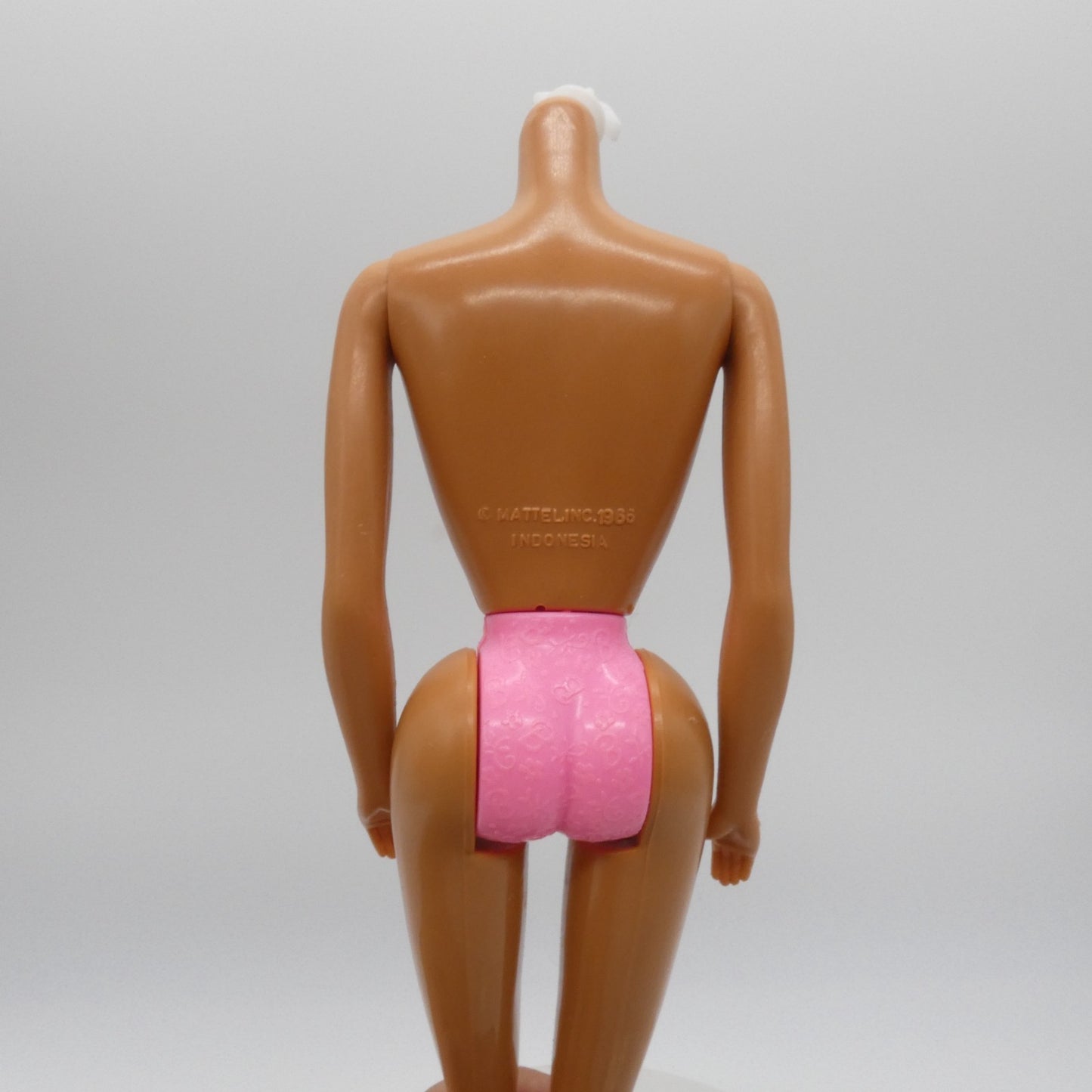 Barbie Doll Superstar Era Body Only TNT Molded Ballet Shoes Mattel 80s Indonesia