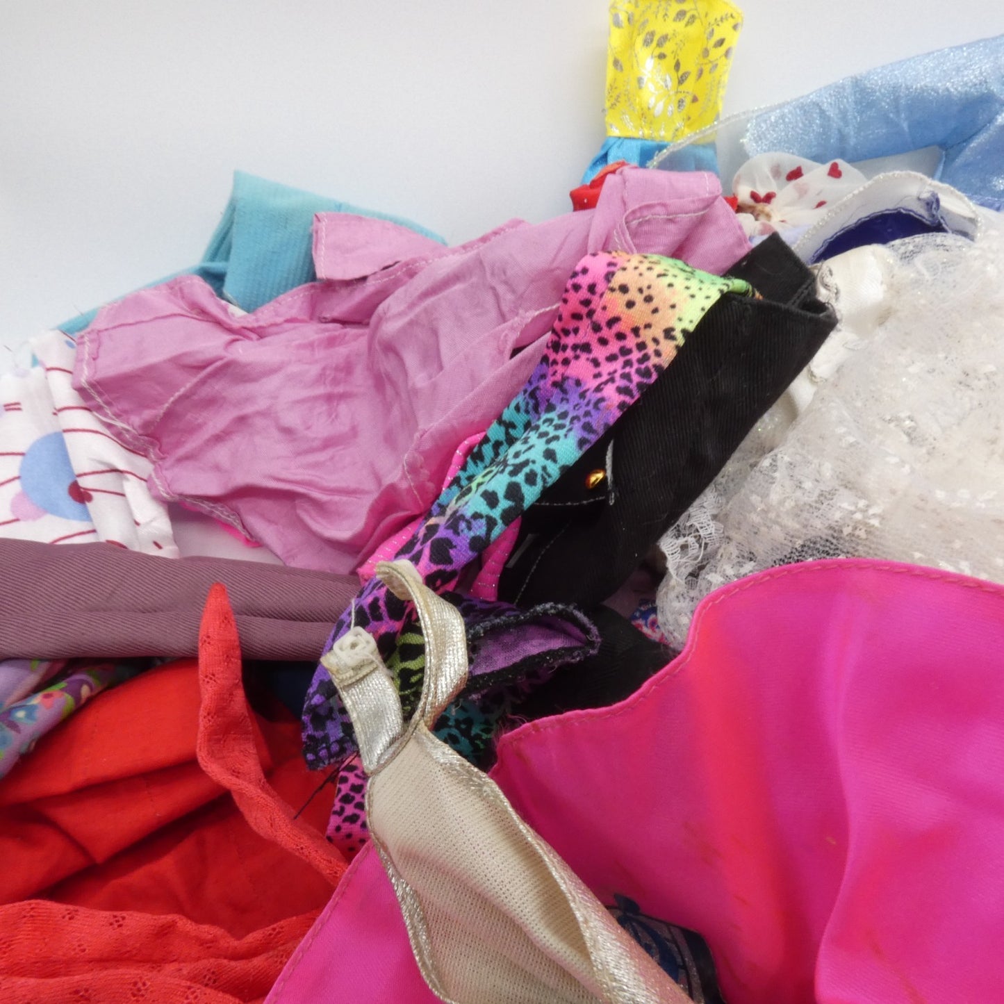 TLC Doll Size Clothing Remnants For Repair Lot C Barbie Ken Clone Varies 1 Pound